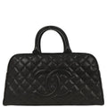 Chanel 2003-200 Black Caviar Bowling Bag