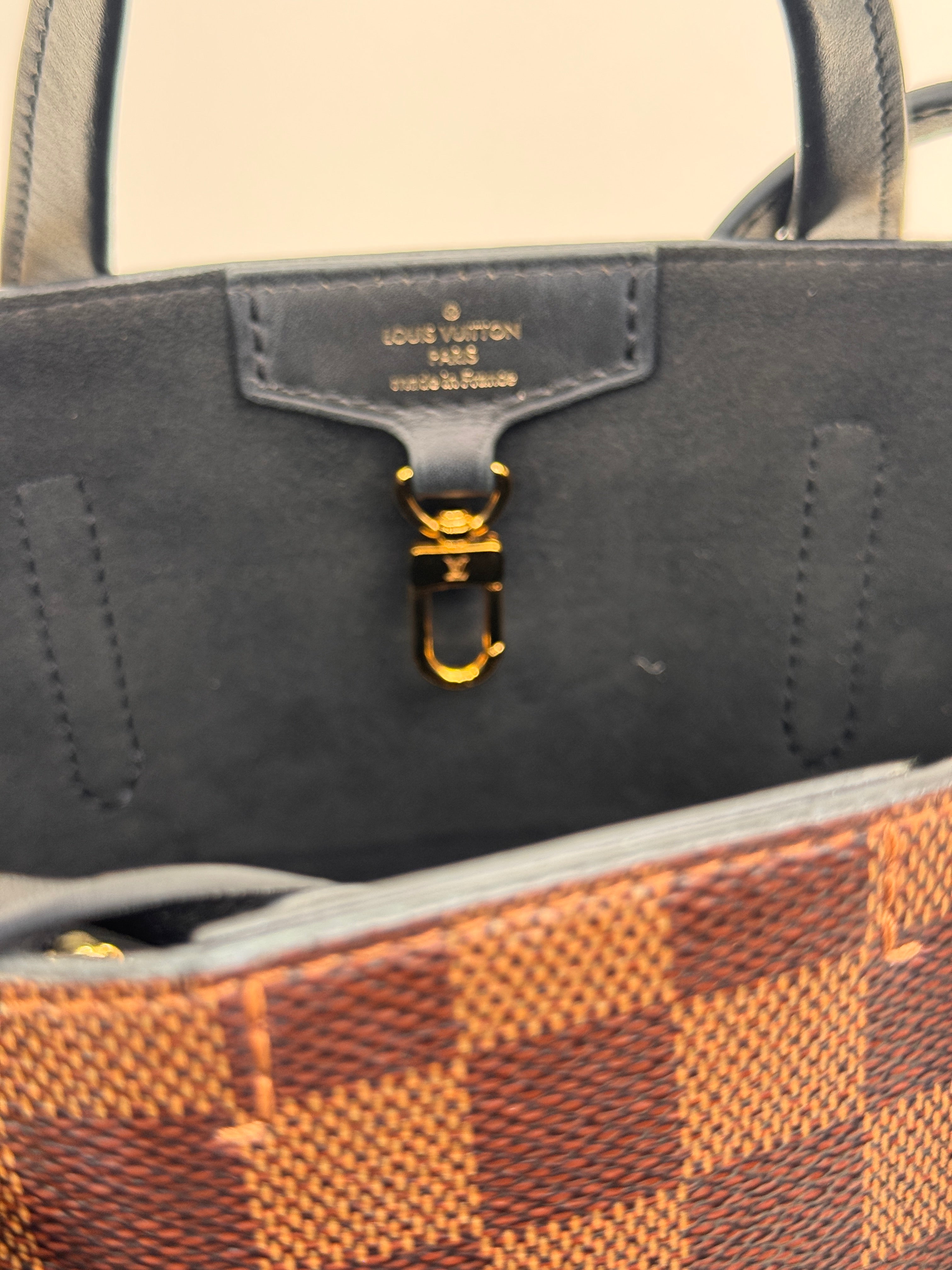 Louis Vuitton Pre-Owned 2021 Damier Ebene Belmont PM satchel