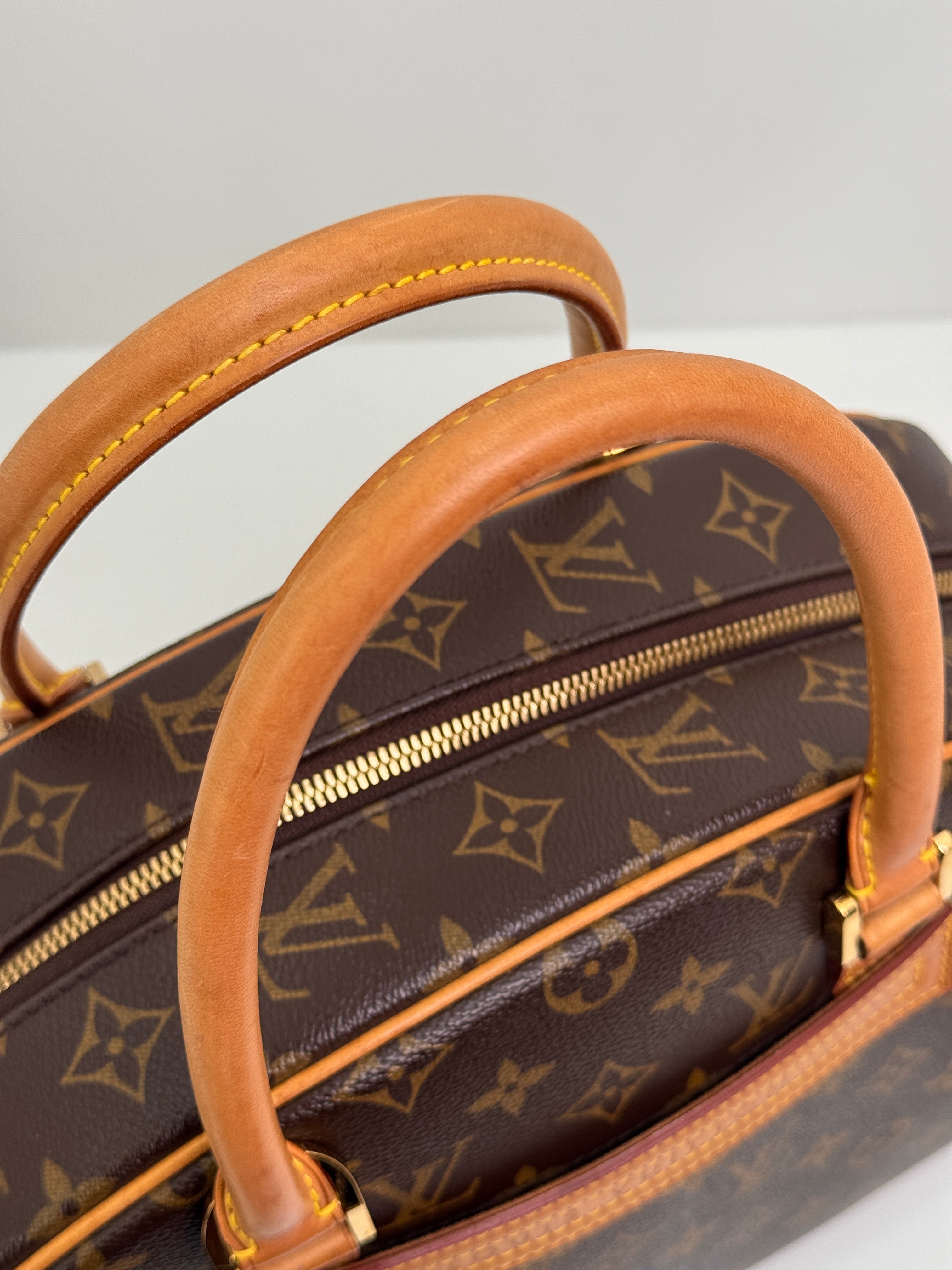 Louis Vuitton Nolita Handbag Brown Monogram