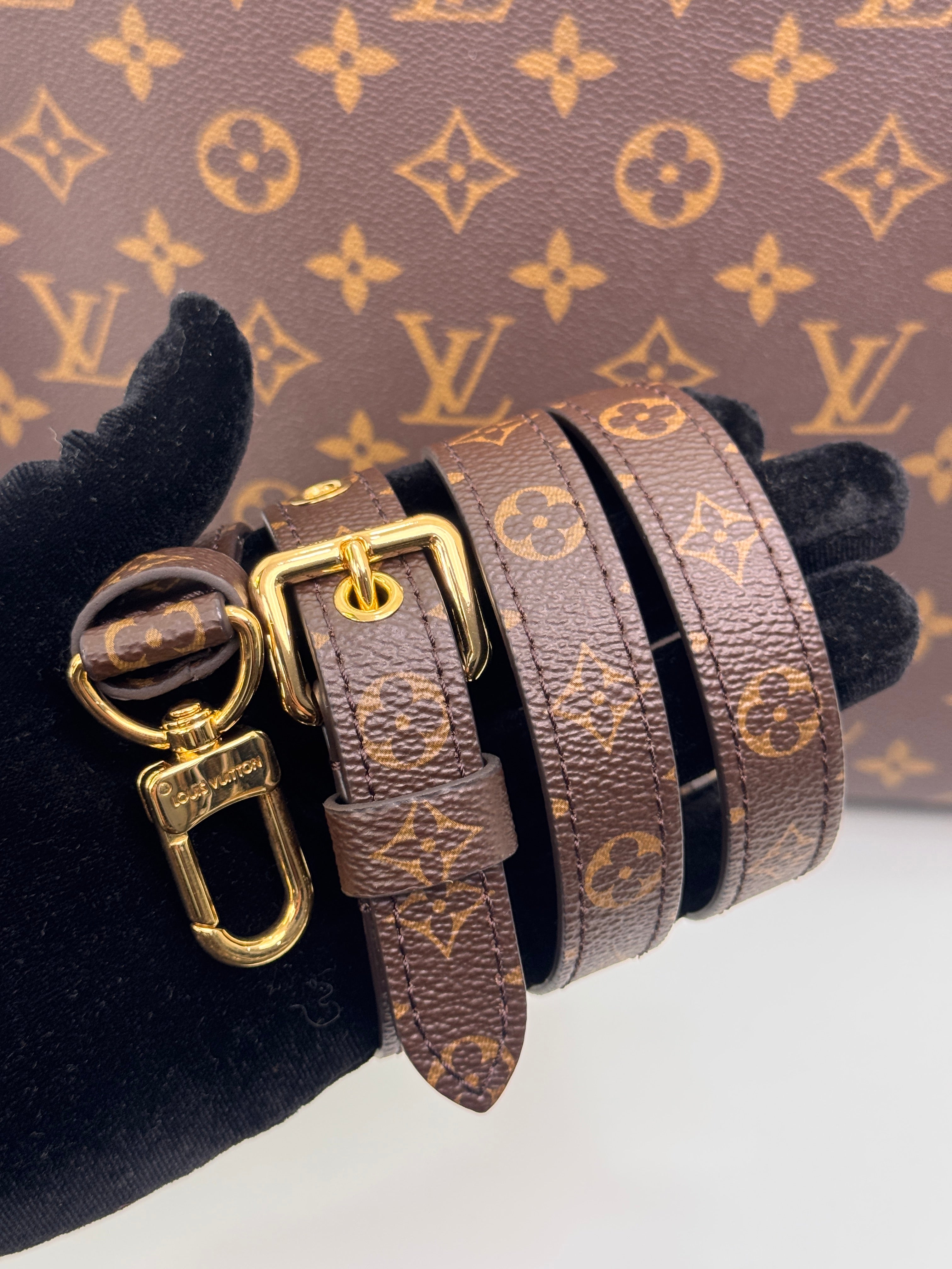 Louis Vuitton Monogram Sac Plat PM satchel