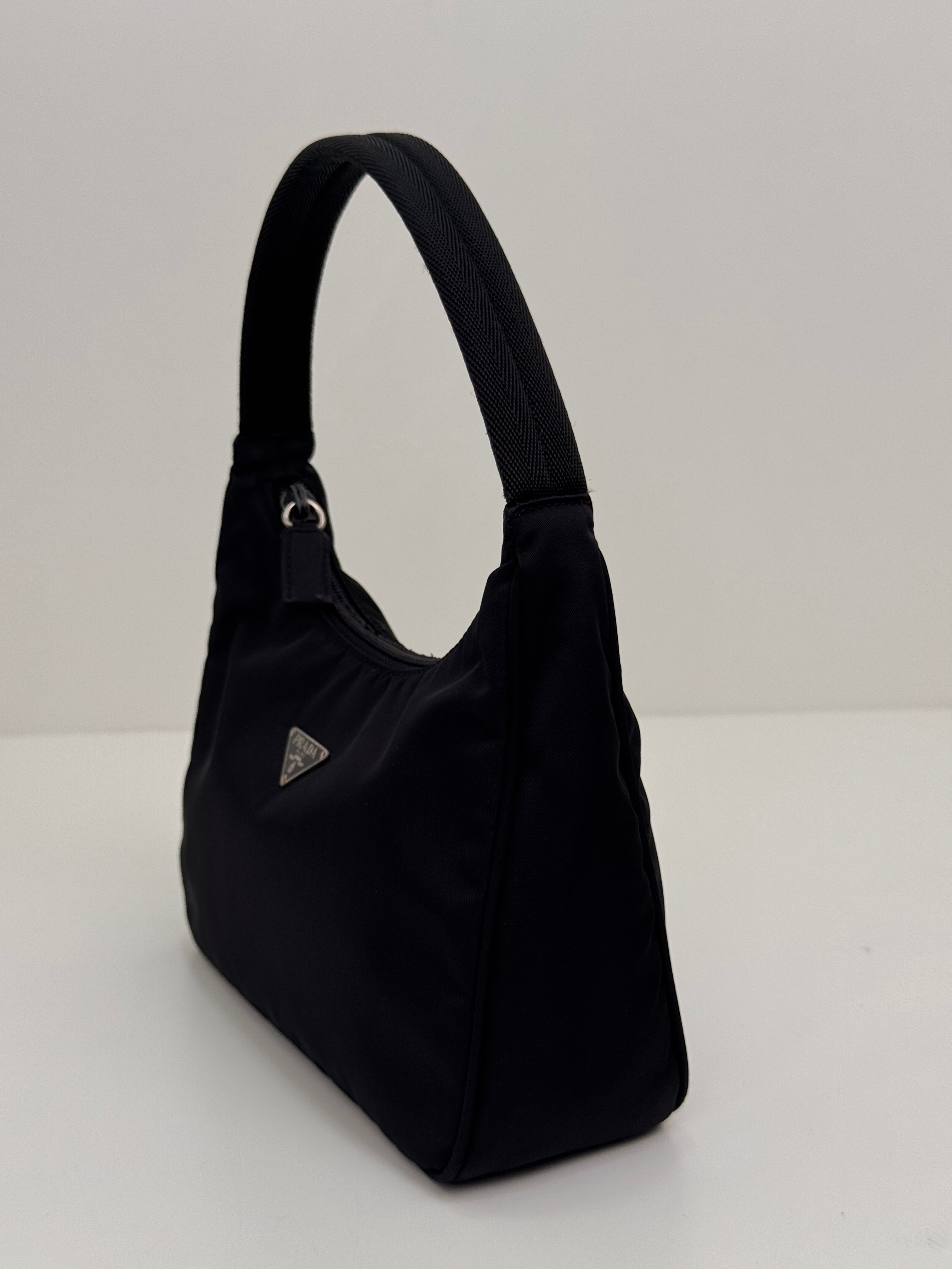 black Prada Re-Edition nylon shoulder bag