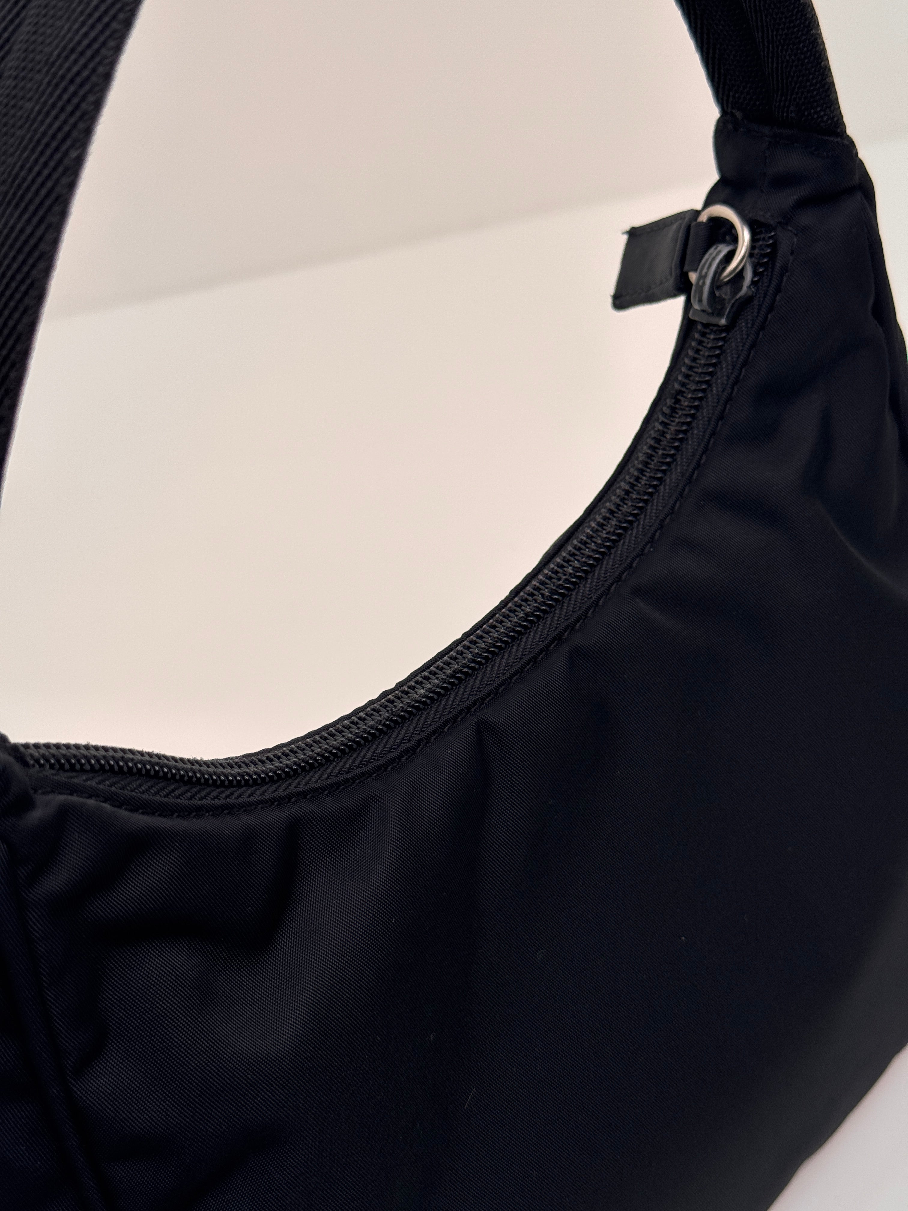 black Prada Re-Edition nylon shoulder bag