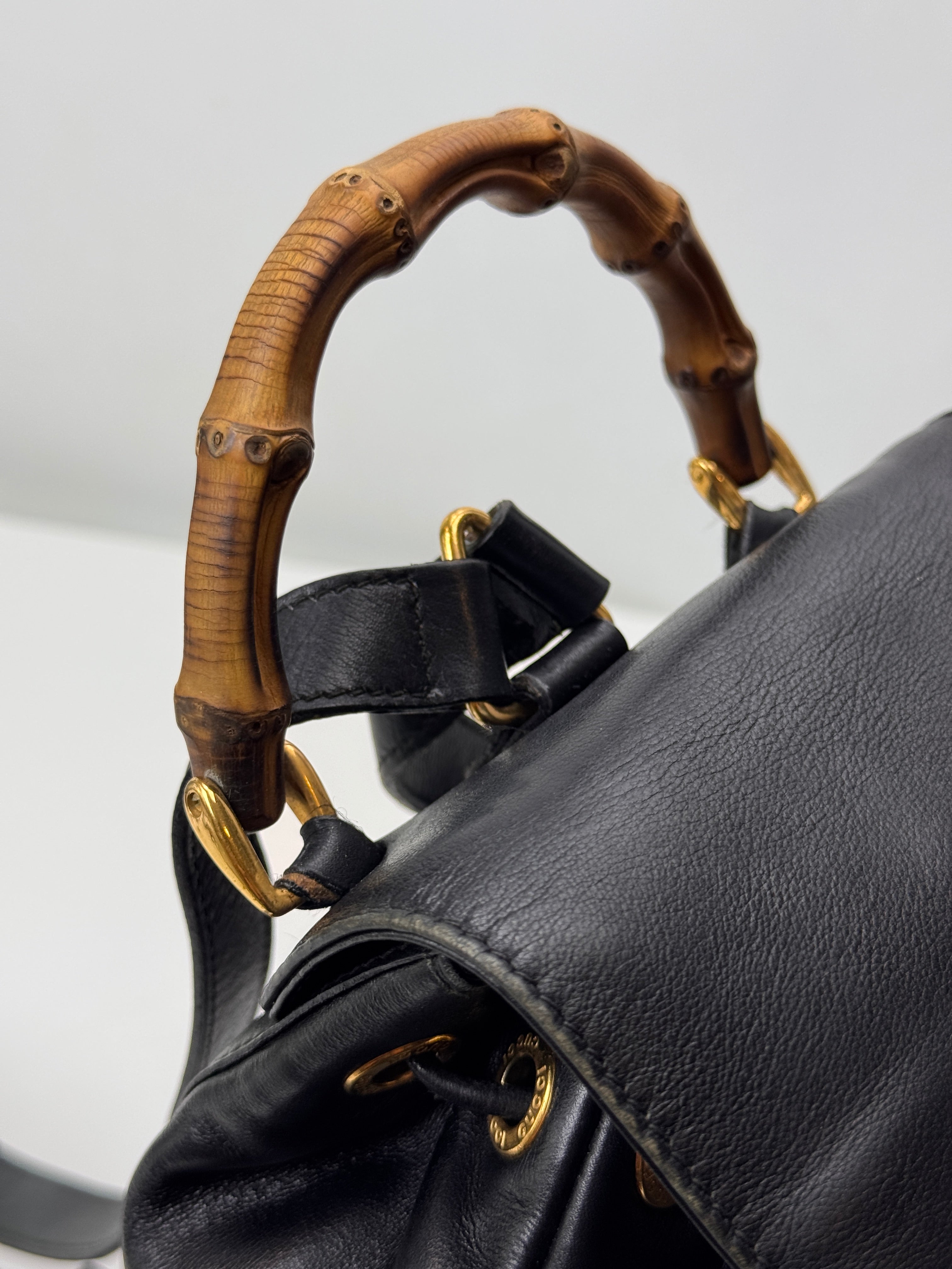 GUCCI MINI BAMBOO BACKPACK