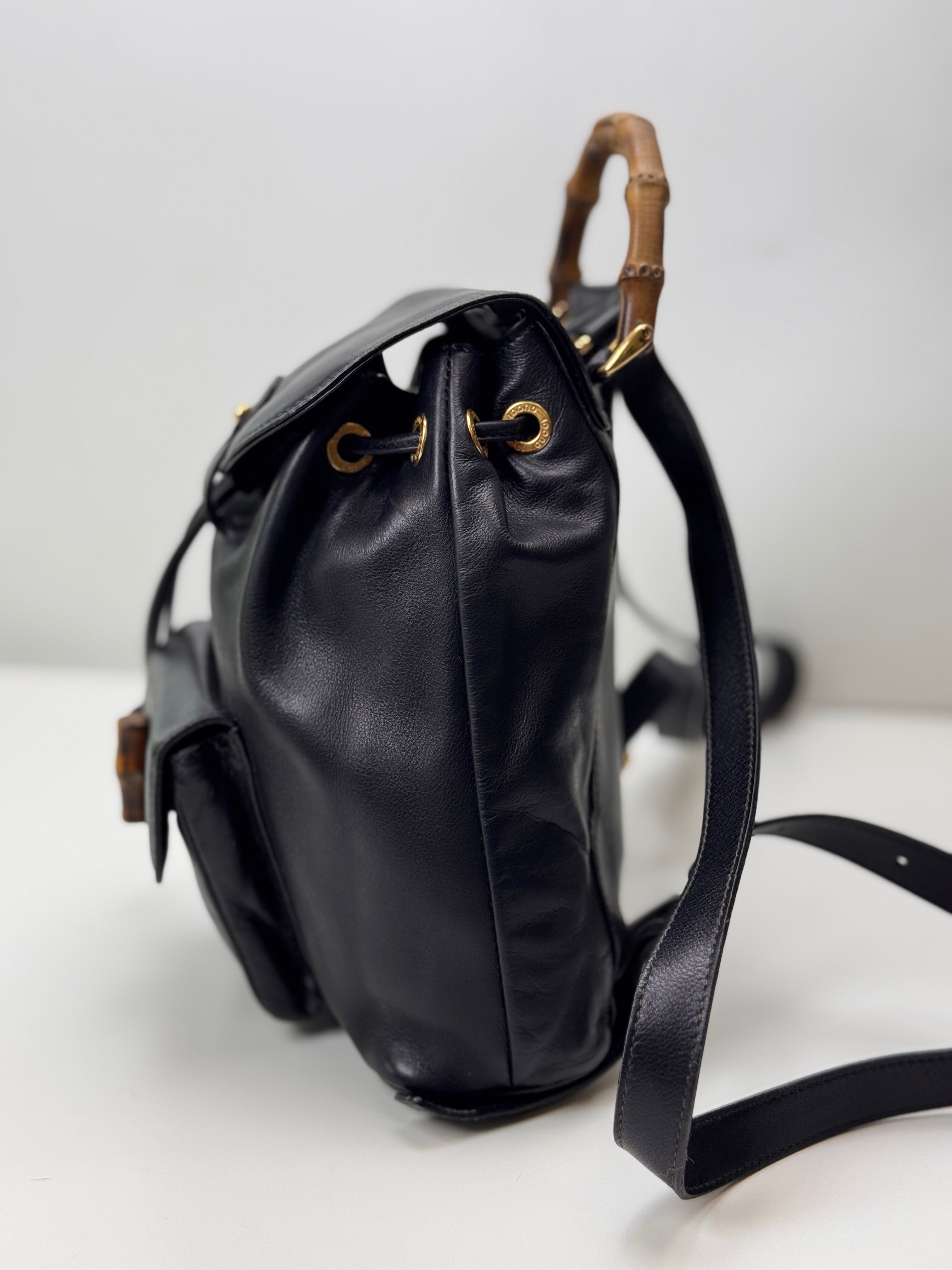 GUCCI MINI BAMBOO BACKPACK