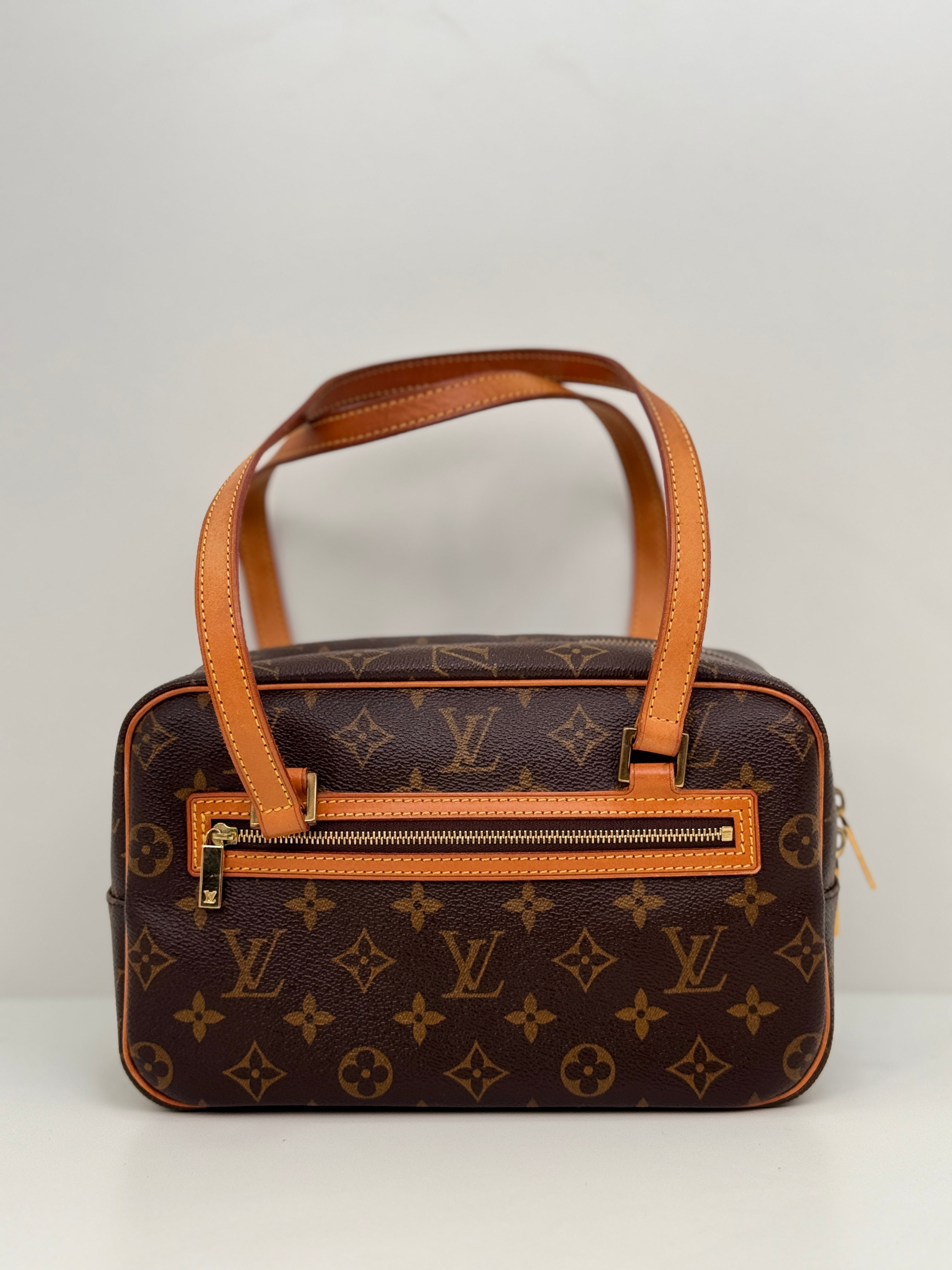 Louis Vuitton Nolita Handbag Brown Monogram