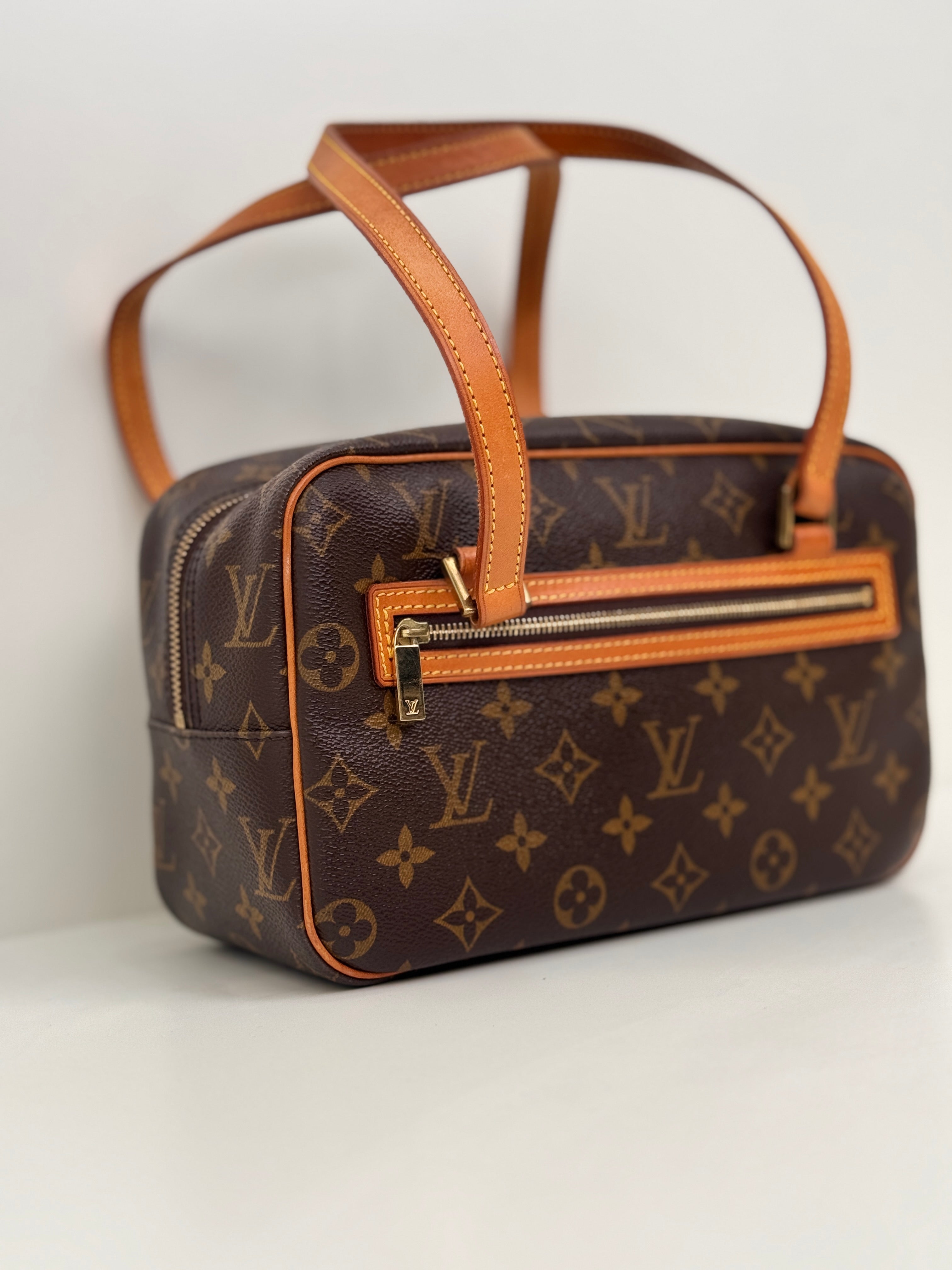 Louis Vuitton Nolita Handbag Brown Monogram